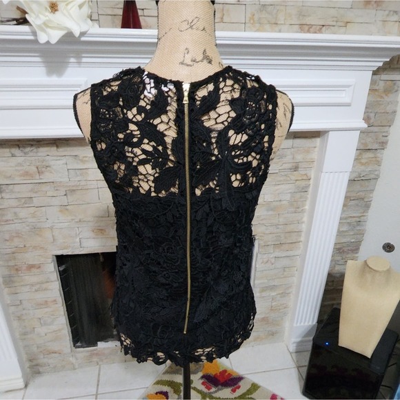 Nanette Lepore black lace‎ dressy tank top size small new!!! - Picture 2 of 6